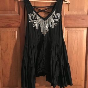 Dazzling Free People tank 🌟